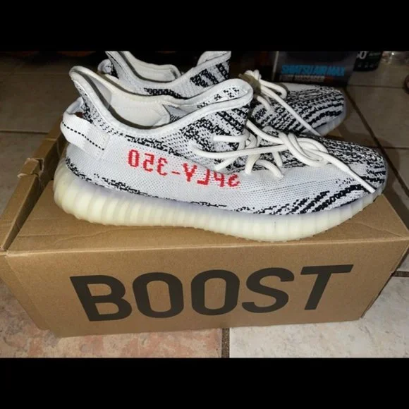 adidas | Shoes | Adidas Yeezy Boost 35 V2 Zebra Mens Size95 | Poshmark